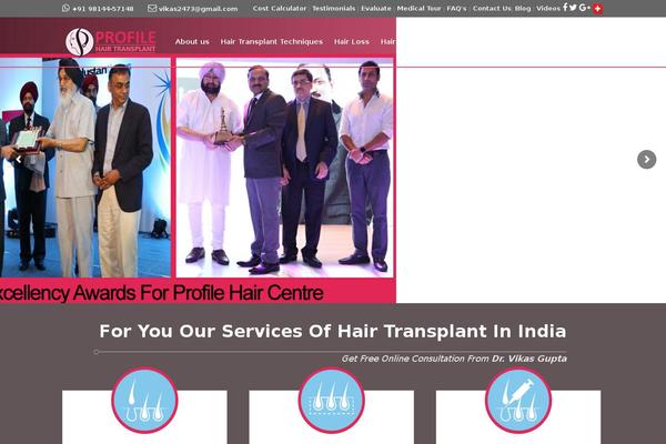 Dental-clinic theme site design template sample