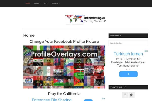 Magazine Pro theme site design template sample