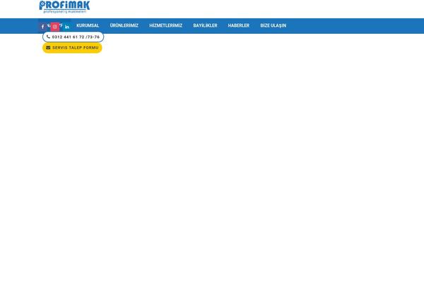 profimak.com.tr site used Profimak-s