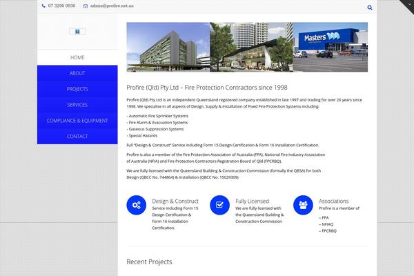 Vertikal theme site design template sample