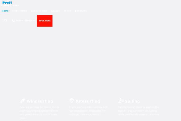 Briny theme site design template sample