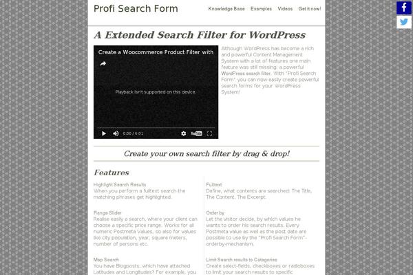 searchform theme websites examples