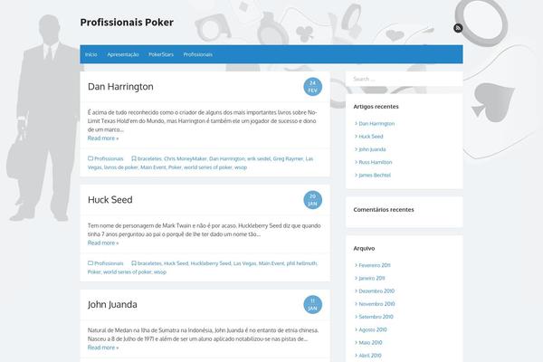 The Box theme site design template sample