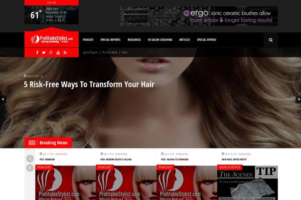 Circles theme site design template sample