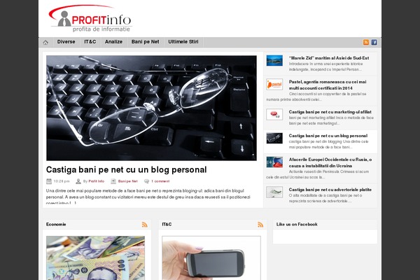 profitinfo.ro site used Manifesto