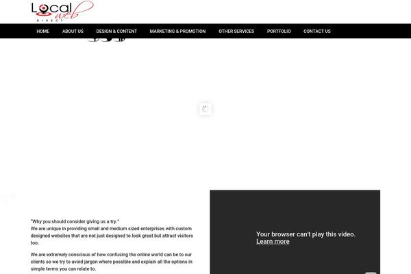 Site using Strong Testimonials plugin
