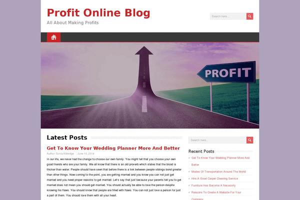 MineZine theme site design template sample