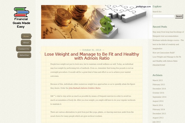DailyJournal theme site design template sample