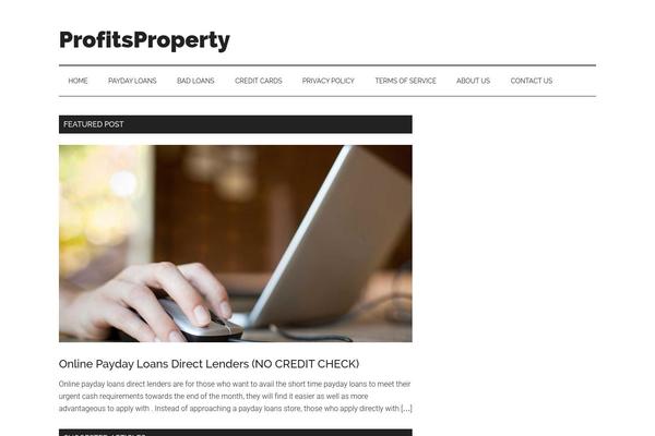 Magazine Pro theme site design template sample