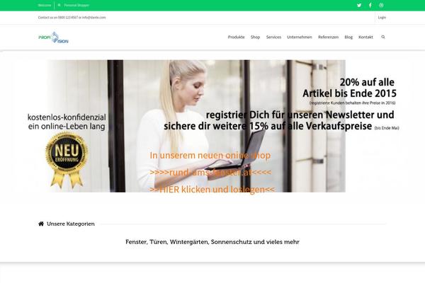 Dante theme site design template sample