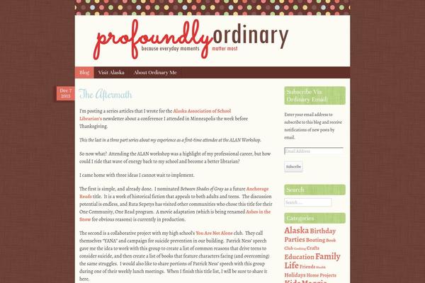 Scrappy theme site design template sample