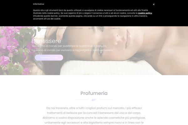 Paradise theme site design template sample