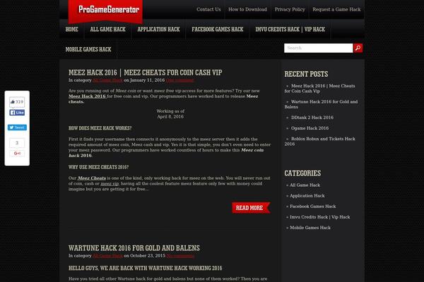 progamegenerator.com site used Tank