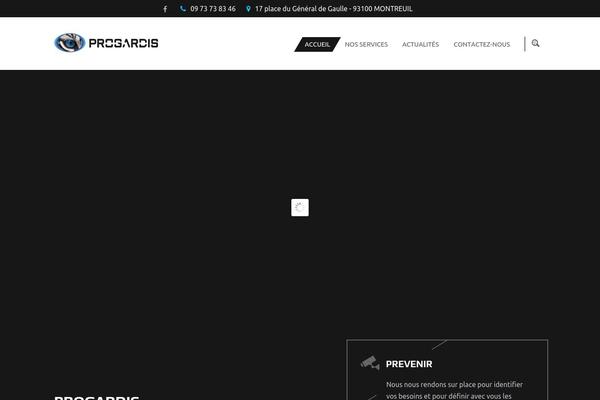 The-guard theme site design template sample