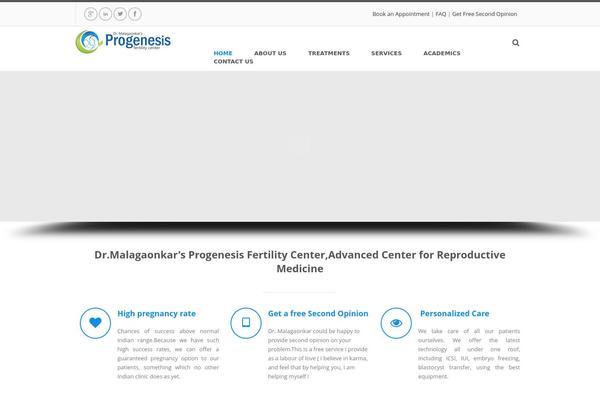 Trinity theme site design template sample