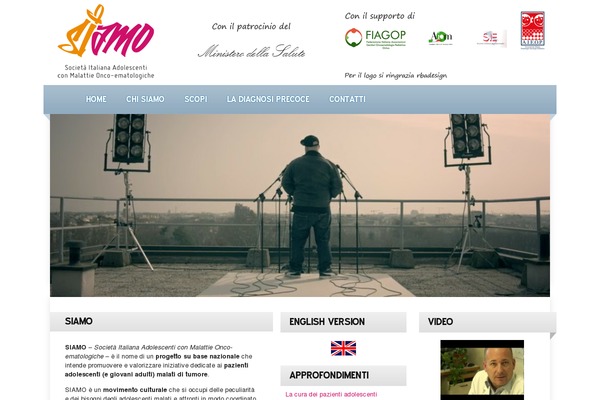 Healthcare theme site design template sample
