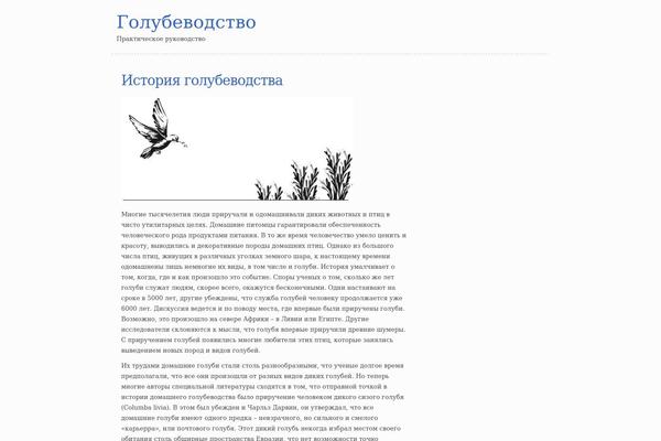 Clean Simple White theme site design template sample