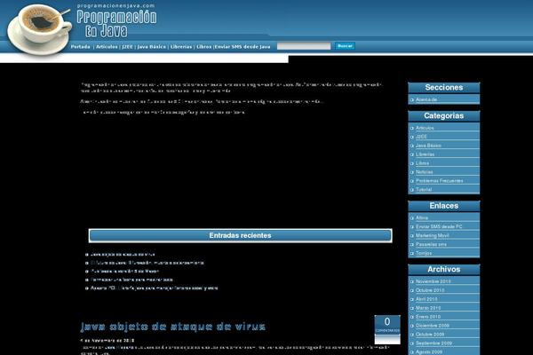 PJ theme site design template sample