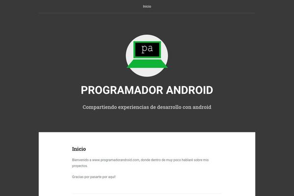 Padhang theme site design template sample
