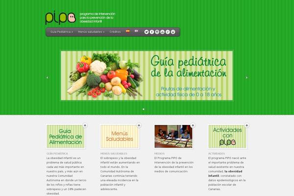 Feather theme site design template sample