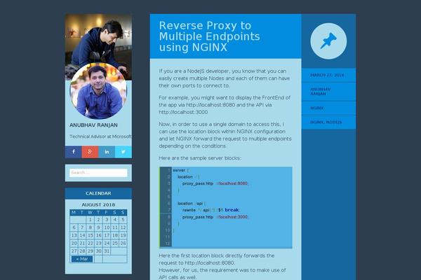 Flounder theme site design template sample