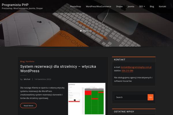 ArileWP theme site design template sample