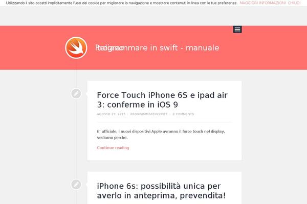 Lingonberry theme site design template sample