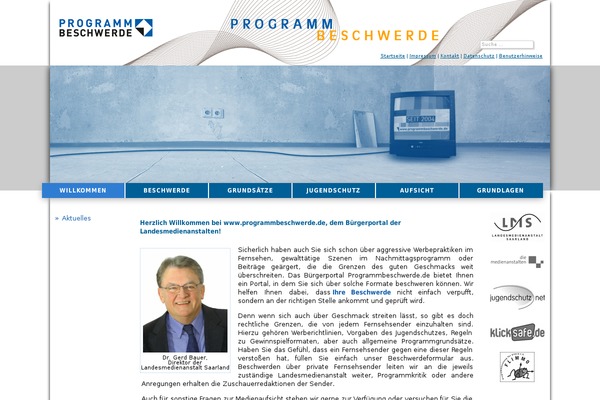 programmbeschwerde.de site used Lms-theme