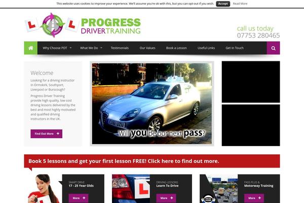 Cacoon theme site design template sample