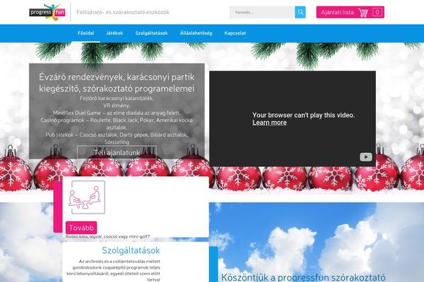 Site using WP Owl Carousel plugin