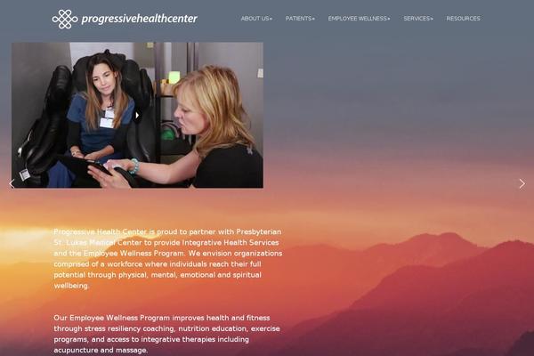Progressive theme site design template sample