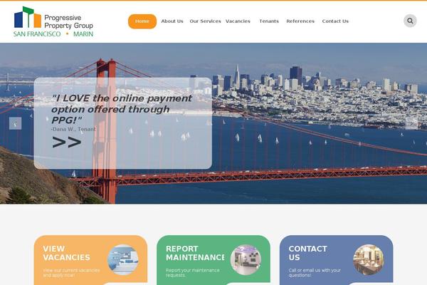 Cherry Framework theme site design template sample