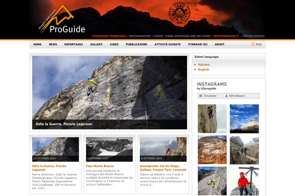 proguide.it site used Arras Theme