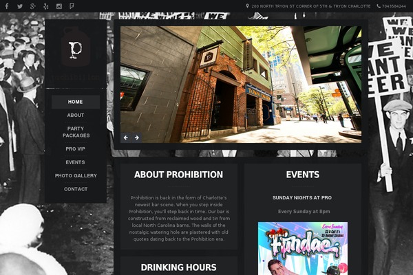 Padre theme site design template sample