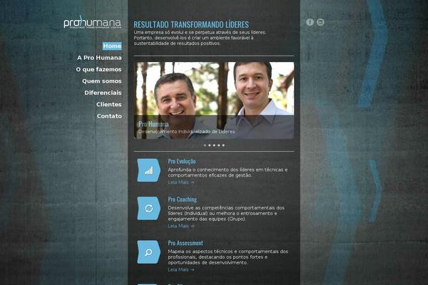 prohumana.com.br site used Slideone