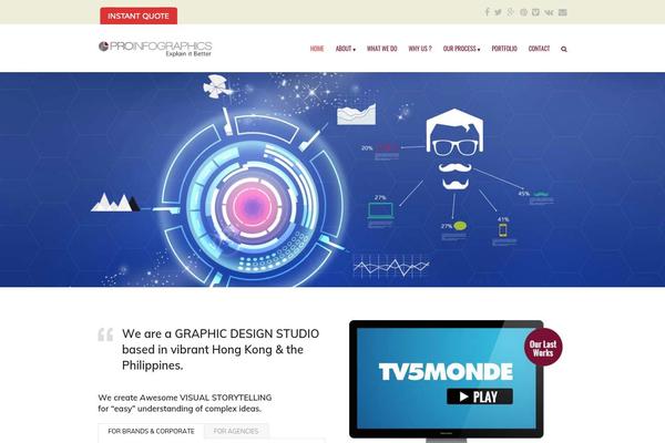 Total Child theme site design template sample
