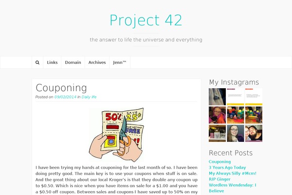 Circa theme site design template sample