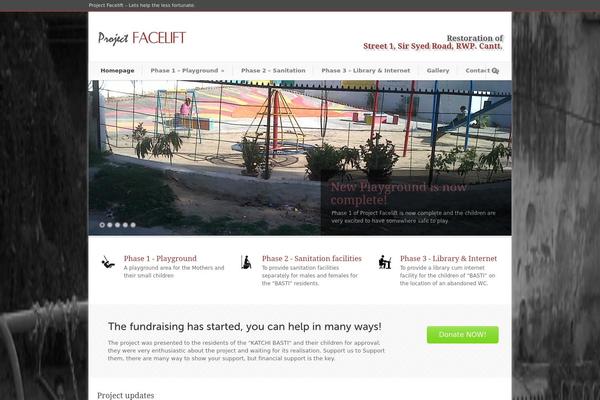 Modernize theme site design template sample