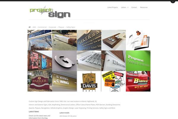 Aware theme site design template sample