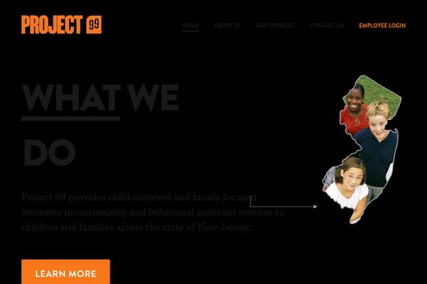 Project theme site design template sample