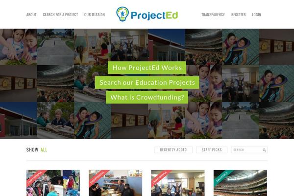 Fundify theme site design template sample