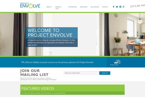 Envolve theme websites examples