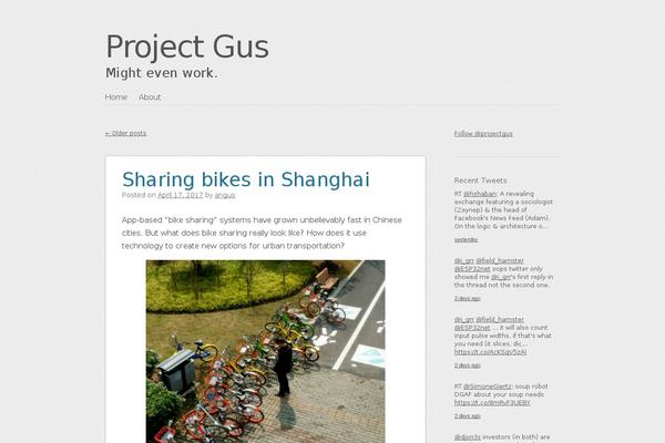 Site using Brankic Twitter Widget plugin