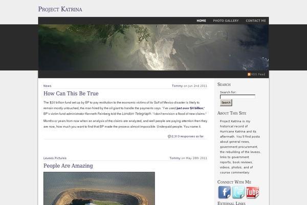 BlueSky theme site design template sample