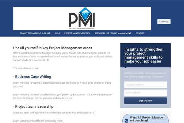 Rise theme site design template sample