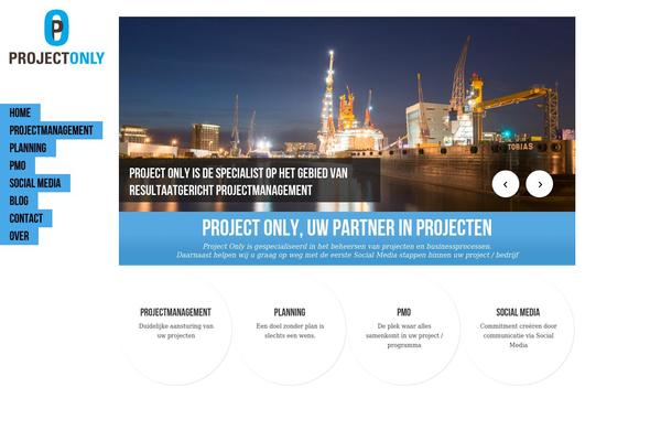 In-motion theme site design template sample