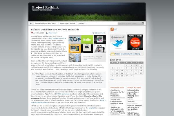 iNove theme site design template sample