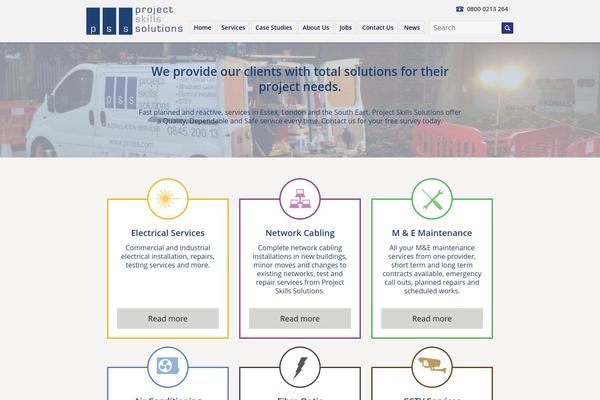 Pss theme site design template sample