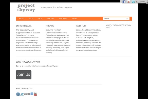 Enterprise theme site design template sample