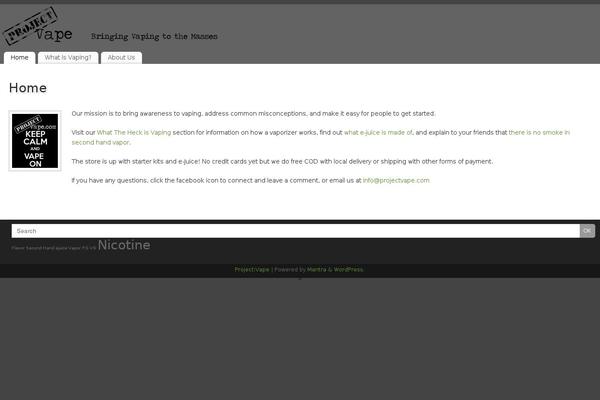 Mantra theme site design template sample